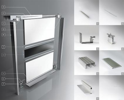 Hide Floor based sliding door system
